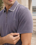 Zip Collar Polo T-Shirt