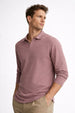 Popcorn Textured Full Sleeve Polo T-Shirt