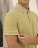 Striped Collar Polo T-Shirt
