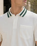 Striped Collar Polo T-Shirt