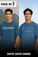 Pack of 2 Oversized Tees