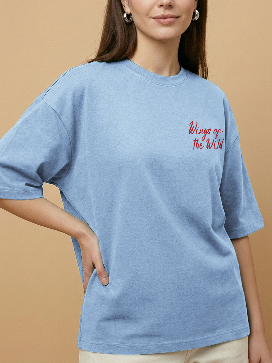 Wings Of The Wild Oversized Fit Women Tee