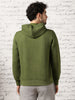 Avocado Striped Quilted Hoodie