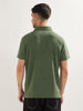 Matrix Poly Textured Polo T-Shirt