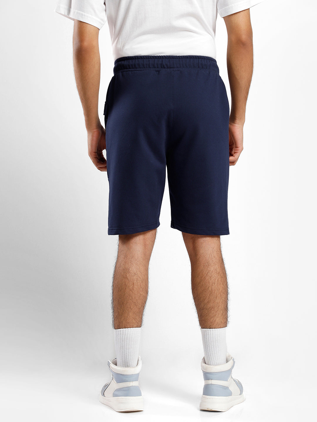 Grey Melange Hermes Utility Shorts