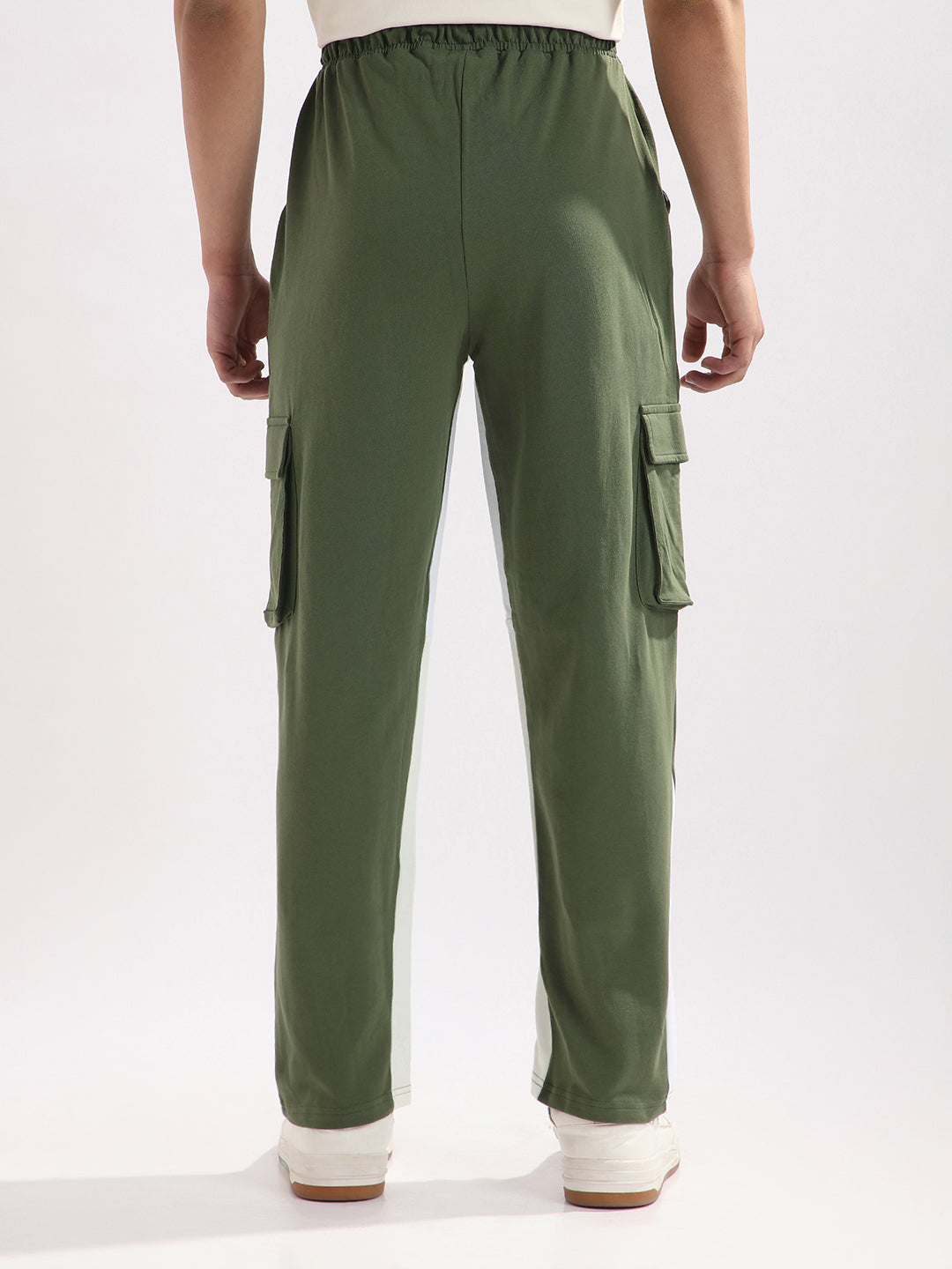 Dual-Tone Cargo Joggers
