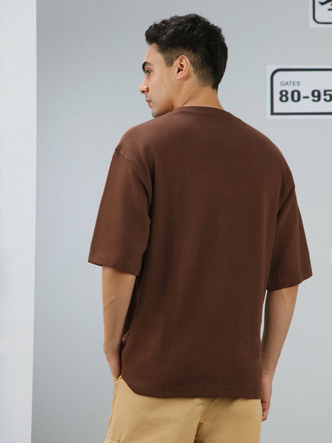 Ottoman Textured Relaxed Fit Tee