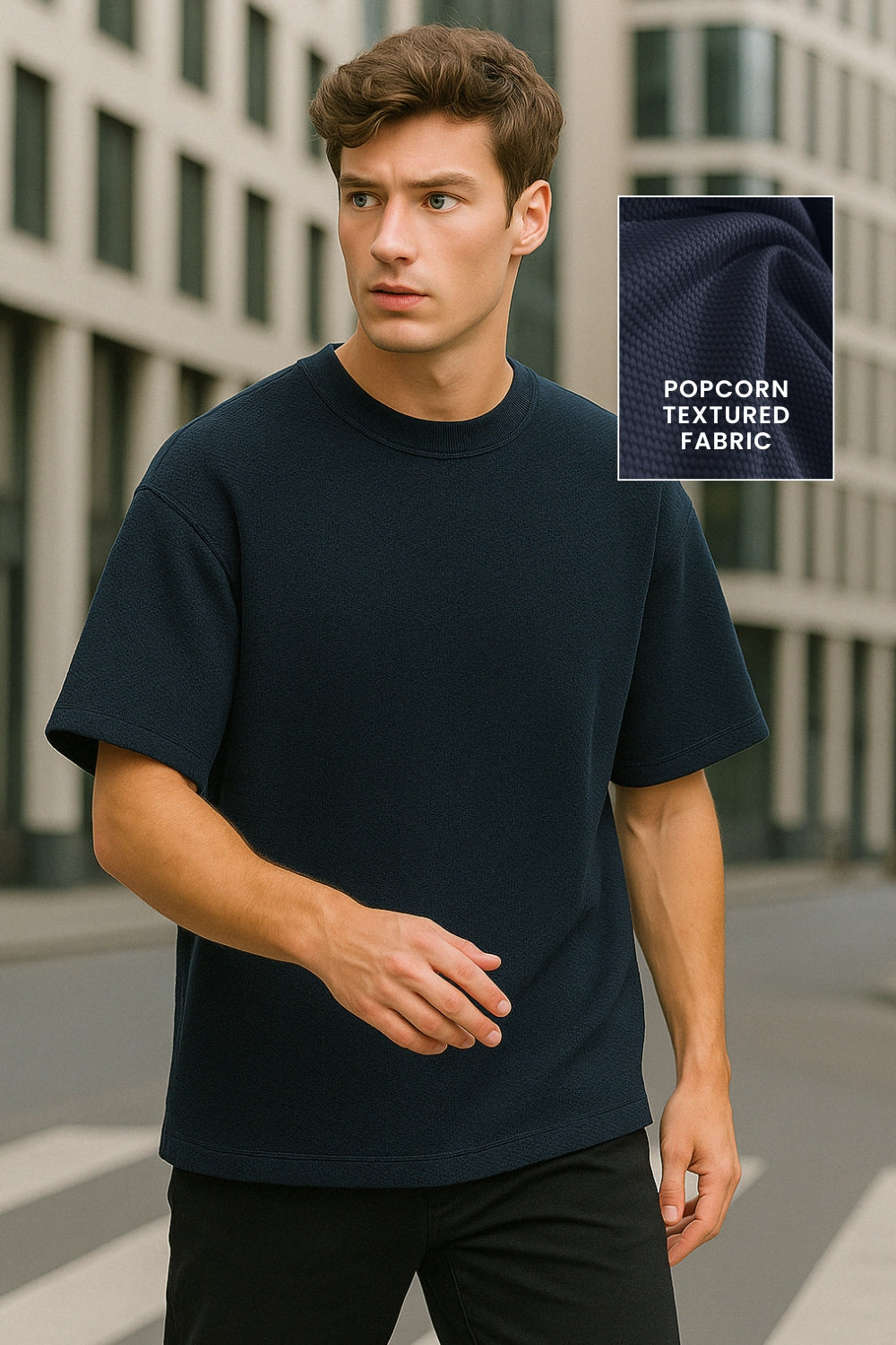 Popcorn Textured T-shirts