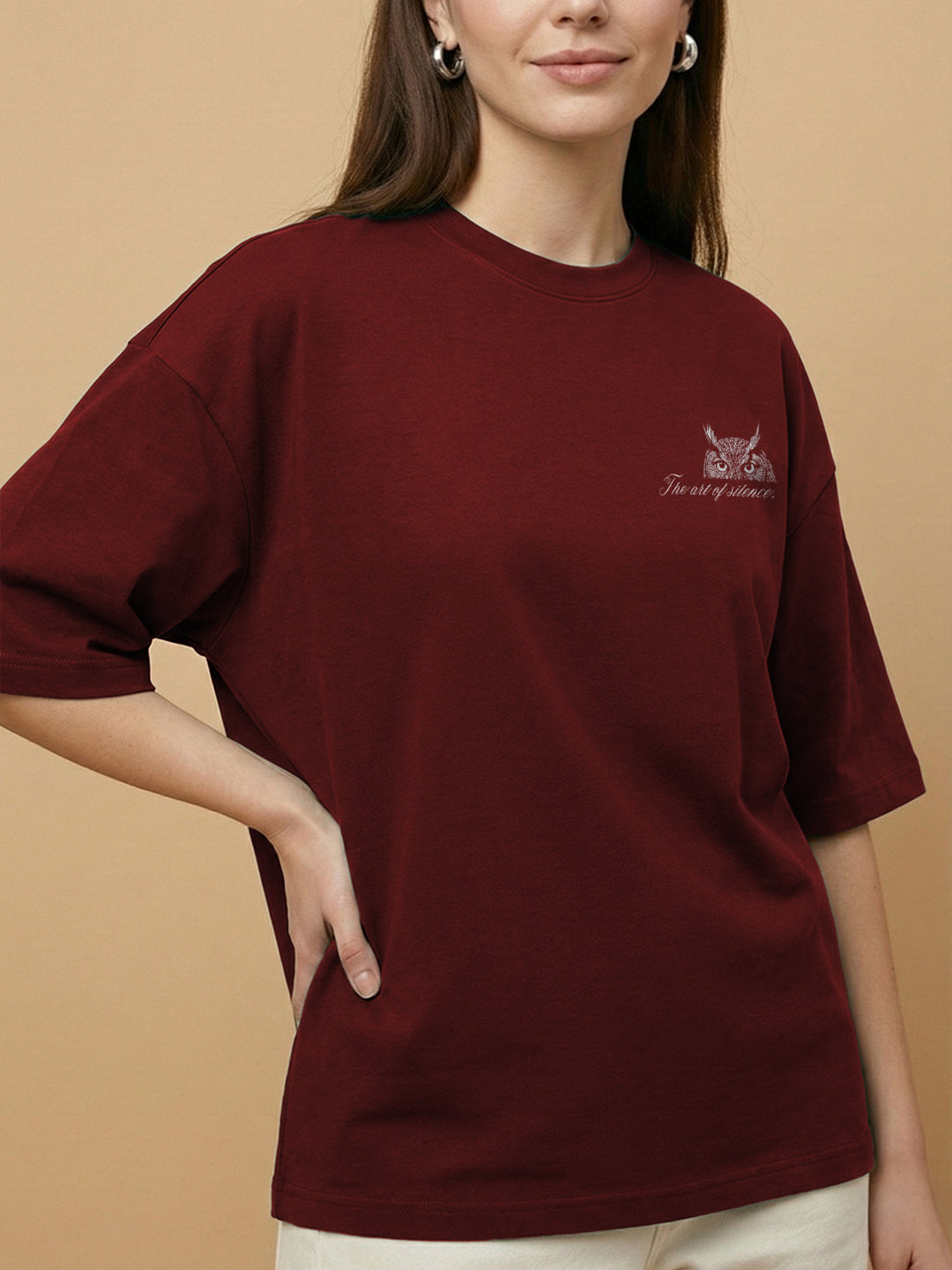 Stealth Oversized Fit Women Tee