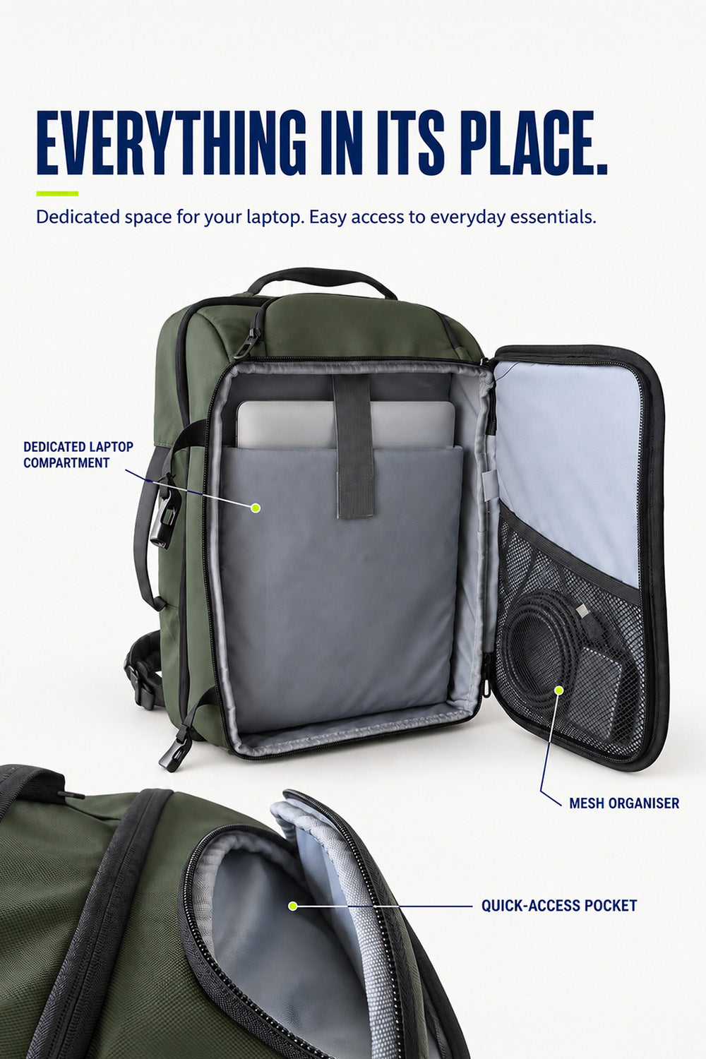 Nobero Vacuum Compression Travel Backpack