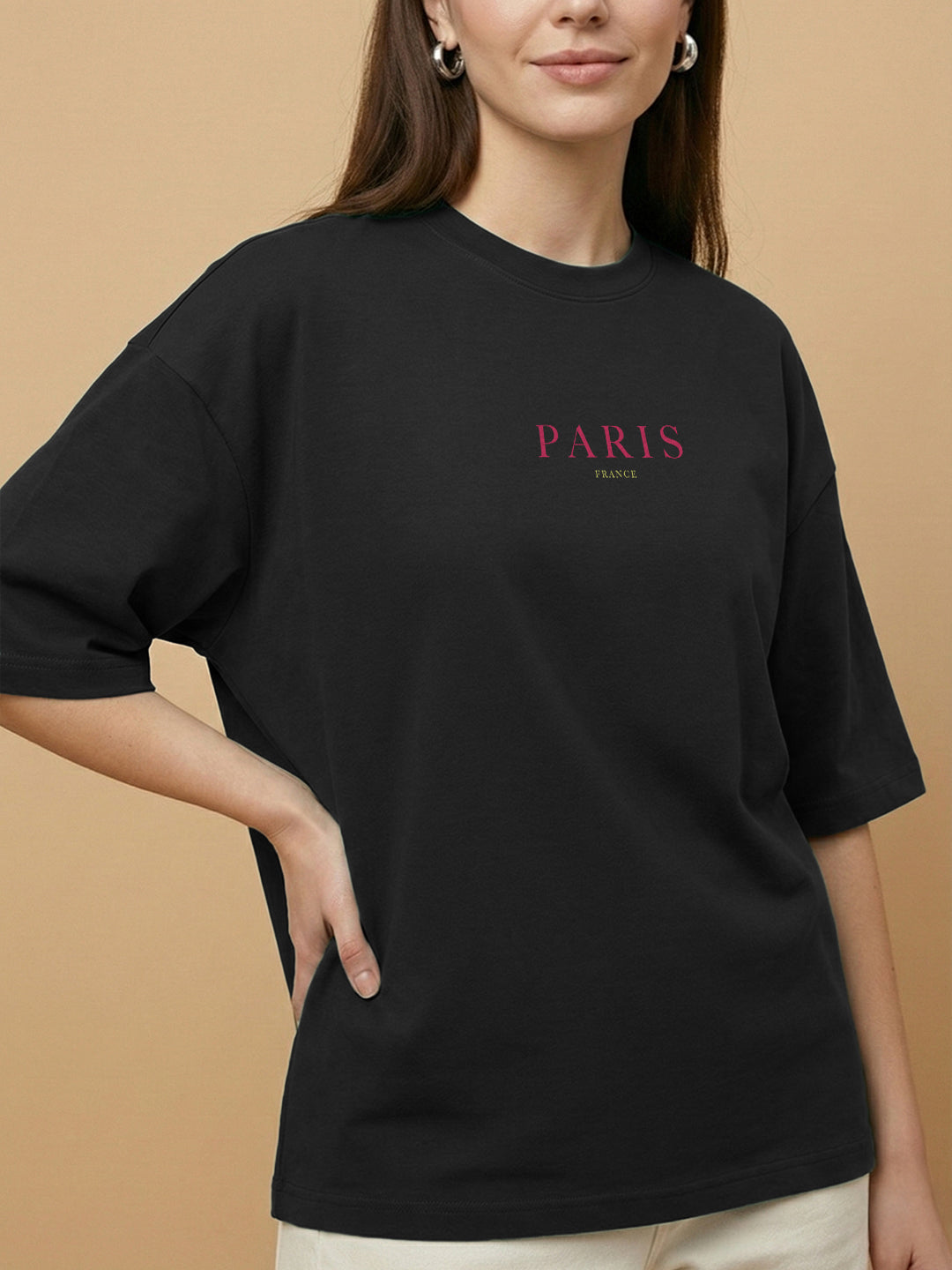 Paris Oversized Fit Women Tee