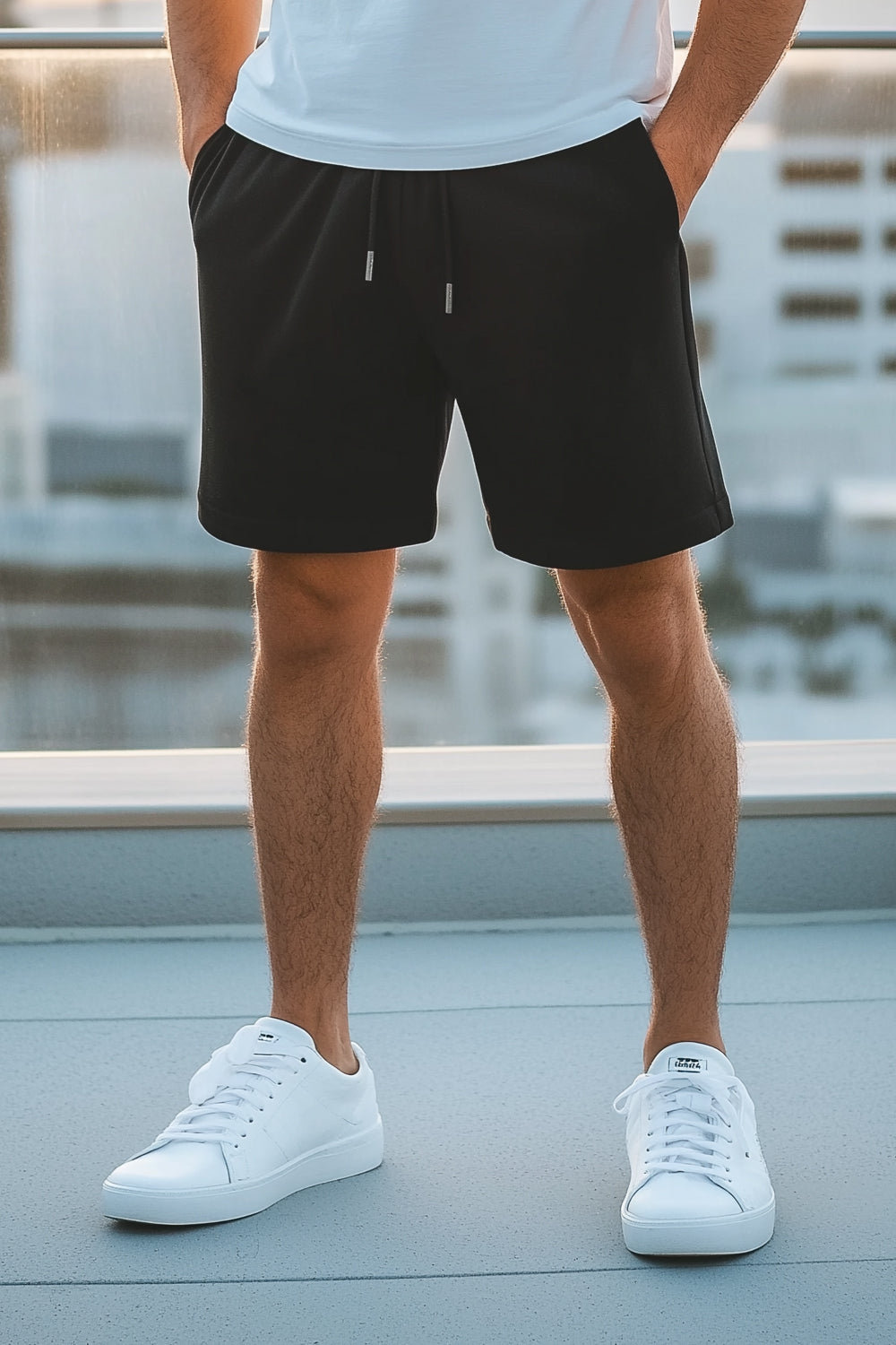 Nobero Zip-pocket Shorts