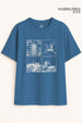 4 Square Grid Oversized Fit Women Tee