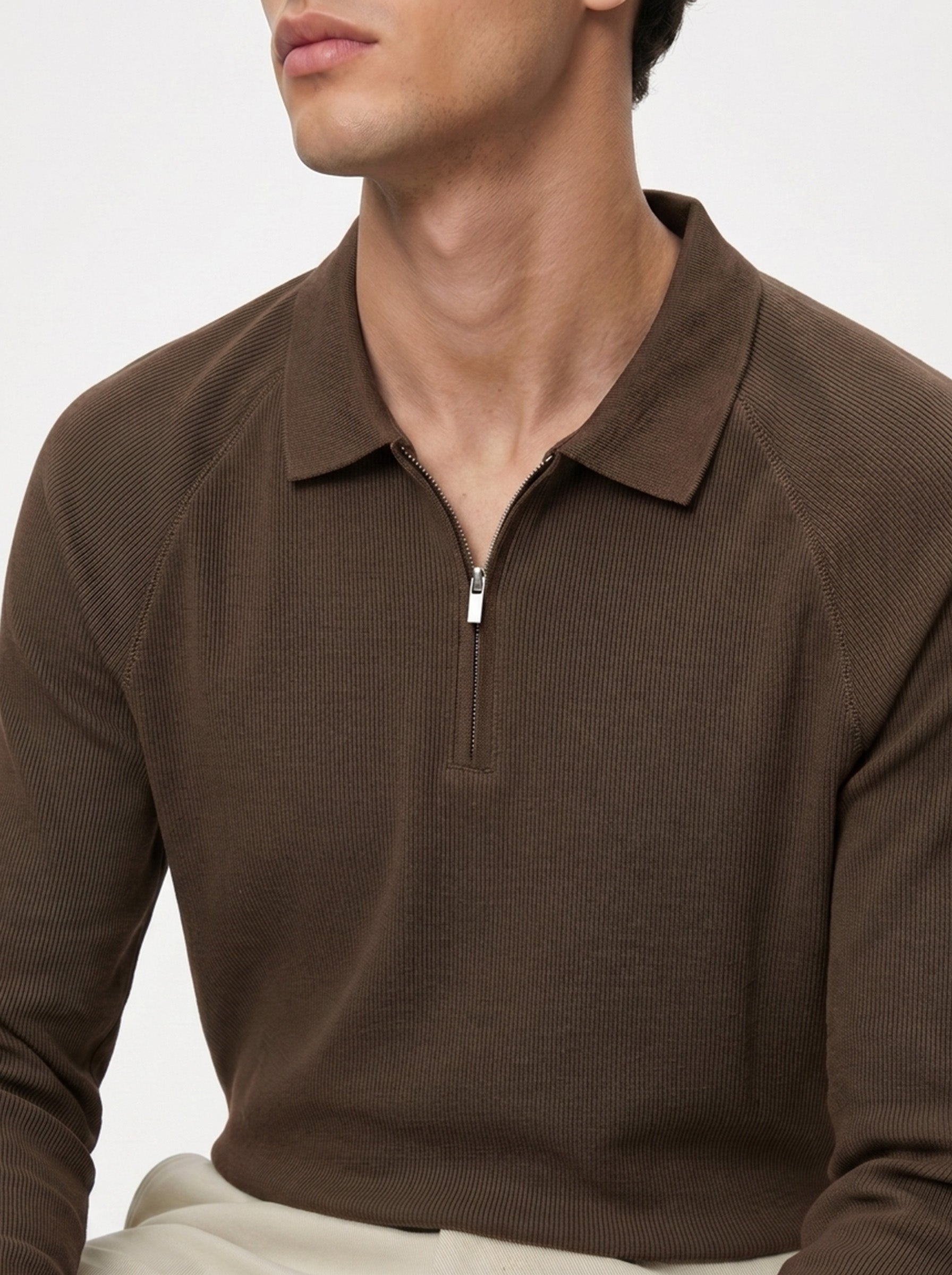 Ridge Zip Polo T-Shirt