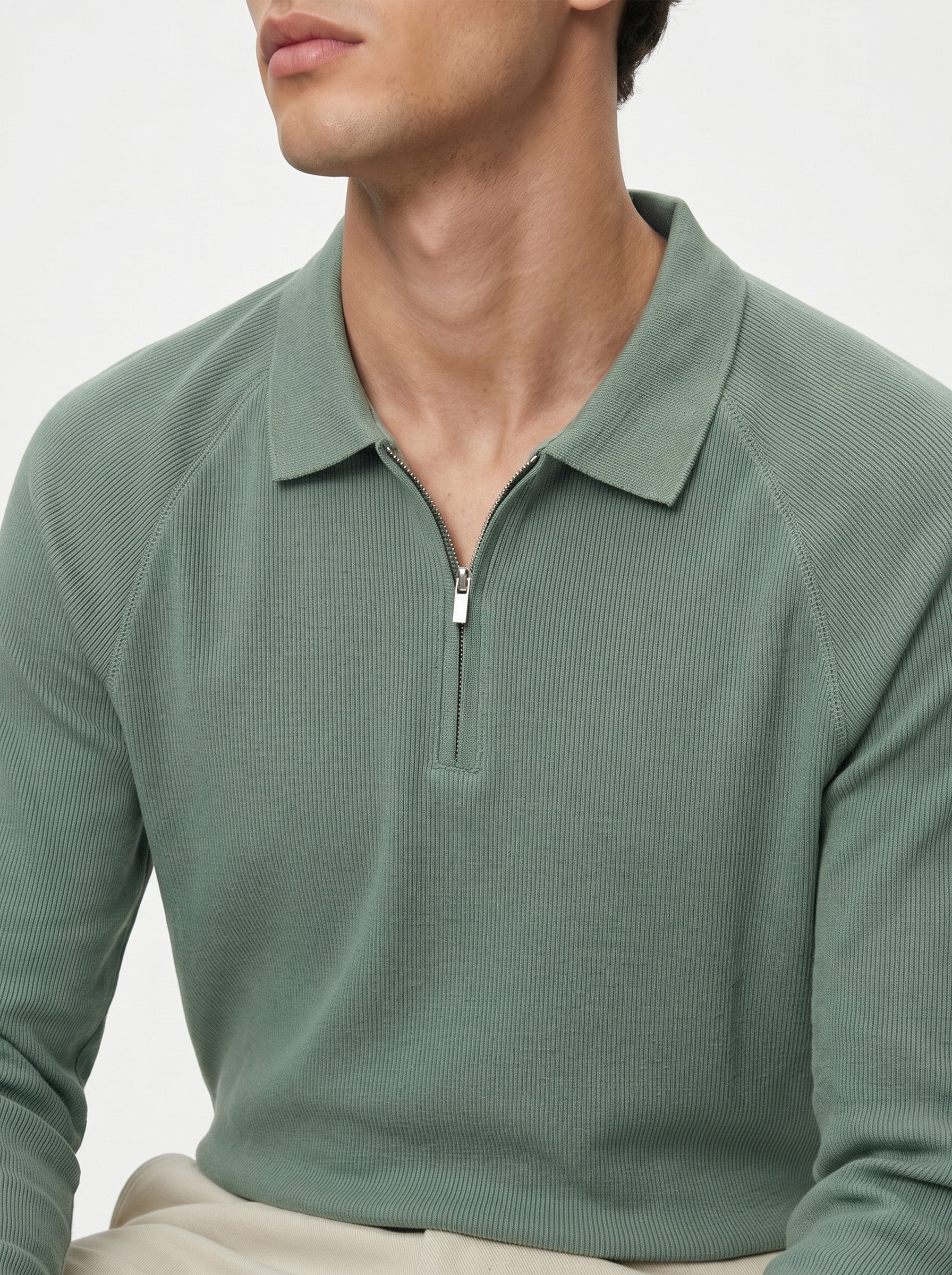 Ridge Zip Polo T-Shirt