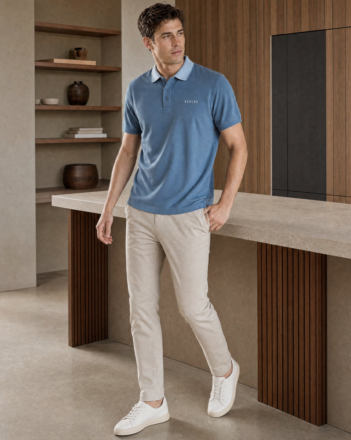 Contrast Edge Polo T-Shirt