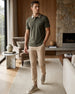 Contrast Edge Polo T-Shirt
