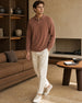 Popcorn Textured Full Sleeve Polo T-Shirt