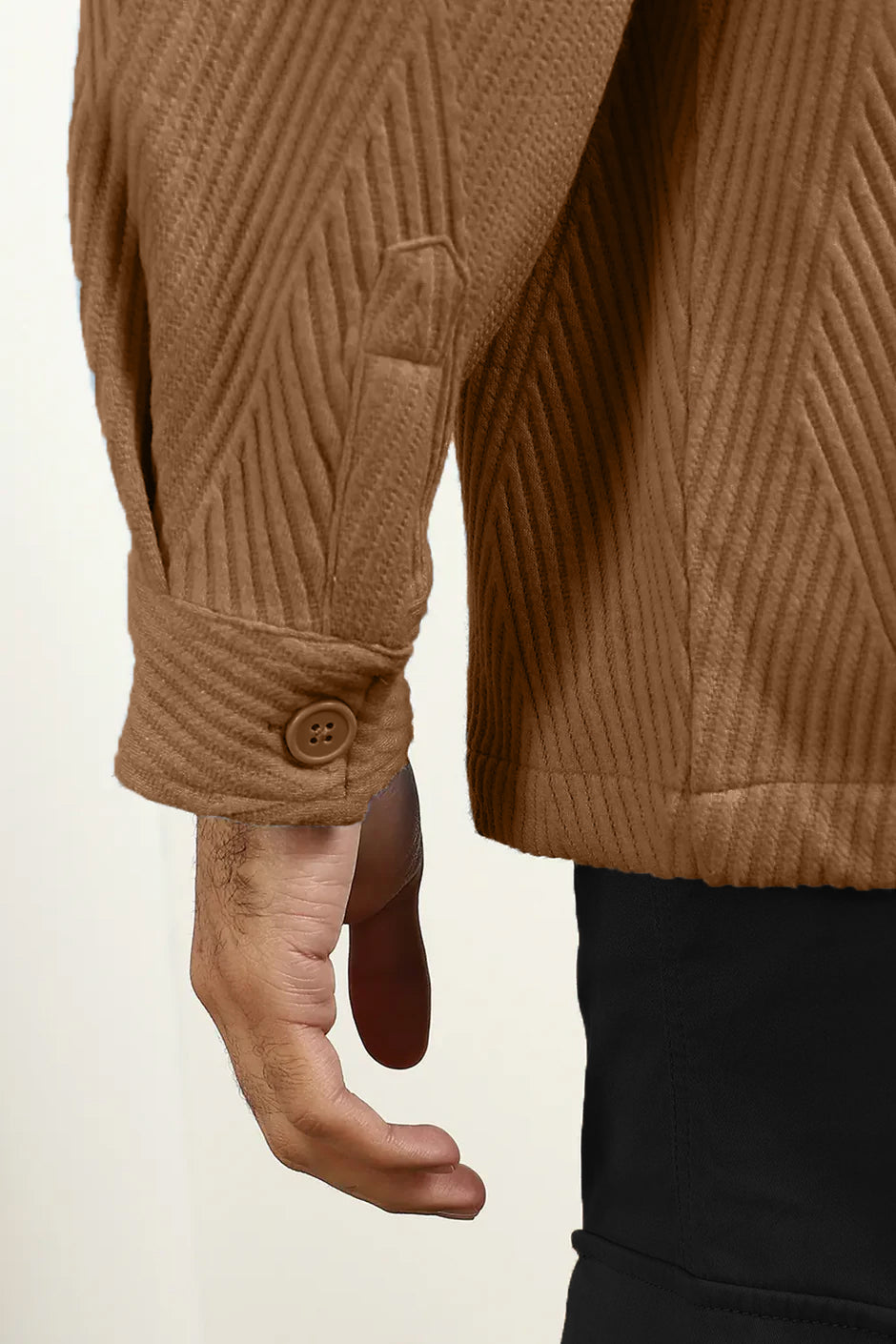 Oversized Textured Shackets