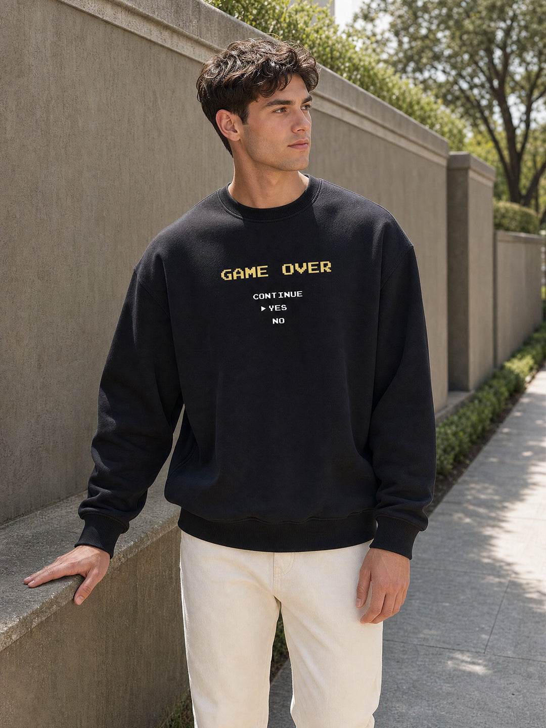 Galaxy Run Oversized  Sweatshirt