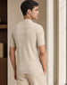 Oceanic Knit Textured Polo T-Shirt