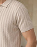 Drop Needle Textured Polo T-Shirt