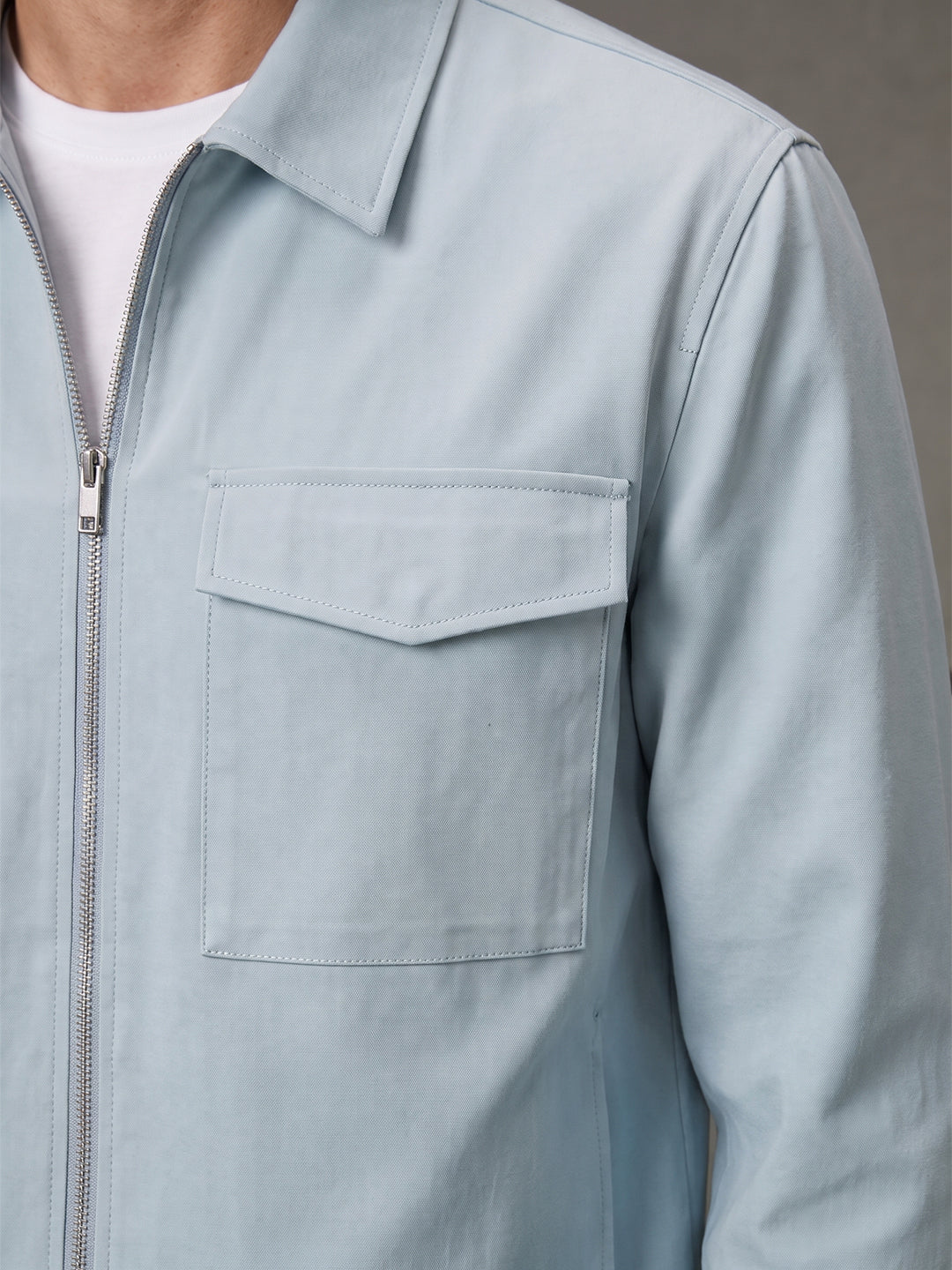 Cotton Twill Utility Jacket