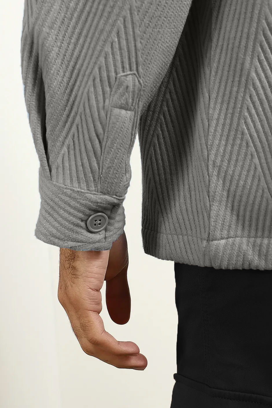Oversized Textured Shackets