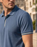 Contrast Tipped Polo T-Shirt