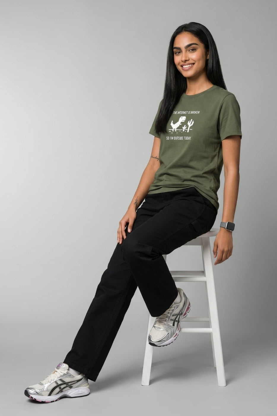 Internet is Broken Women Classic Fit Tee