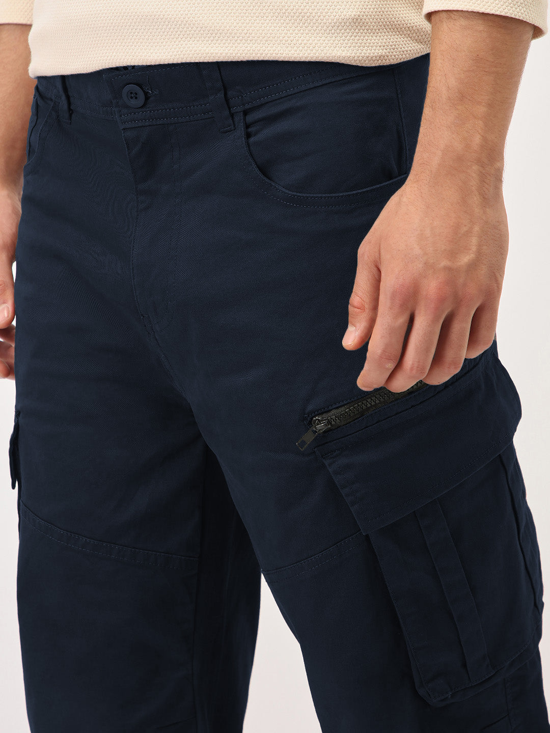 Zipper Utility Cargo Pants