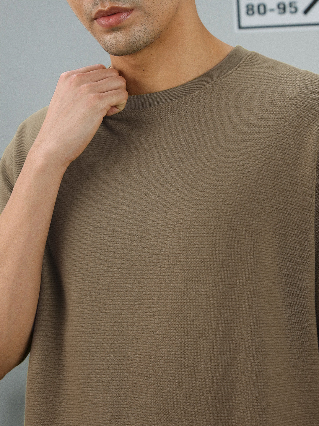 Ottoman Textured Relaxed Fit Tee