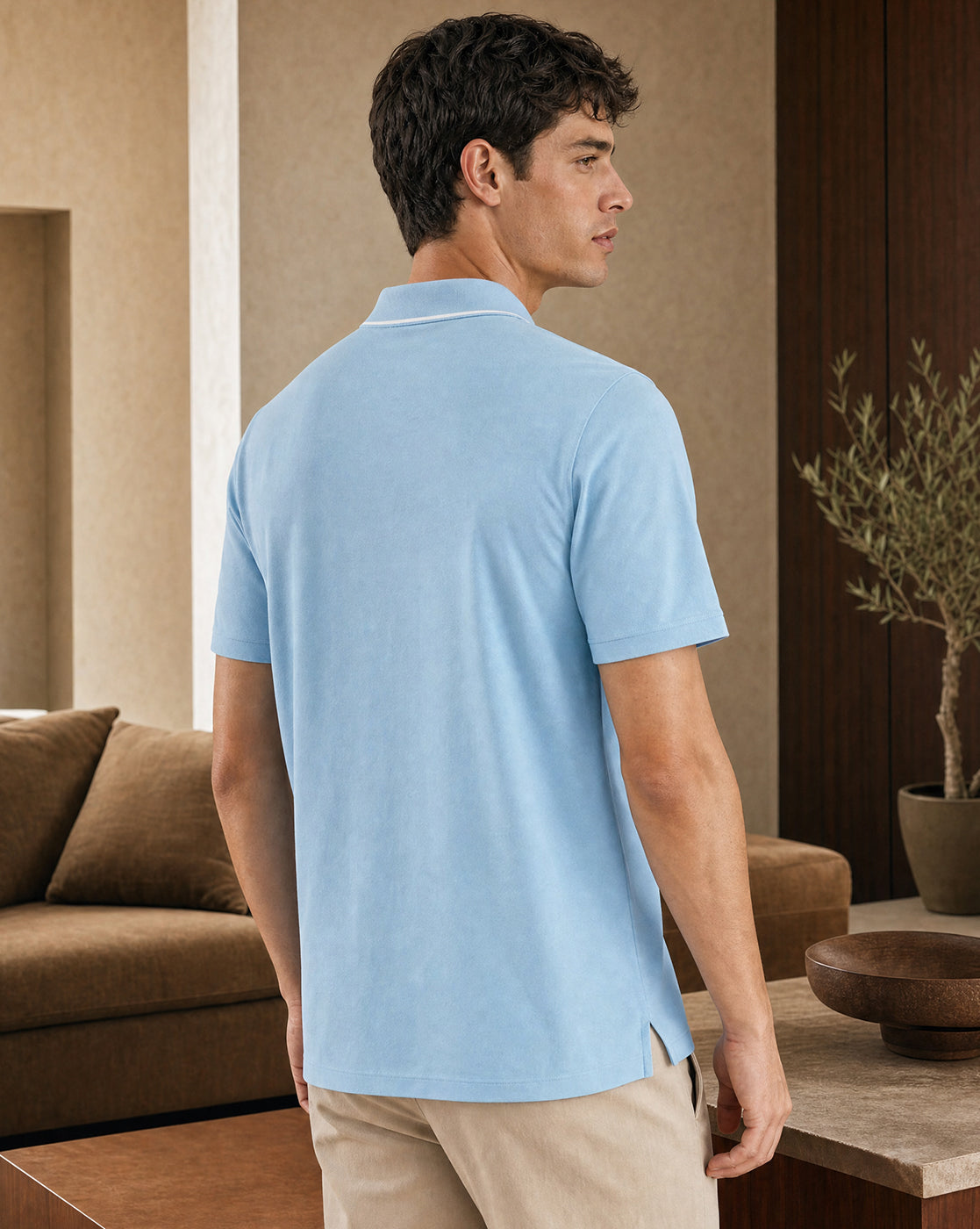 EdgeLine Zip Polo T-Shirt