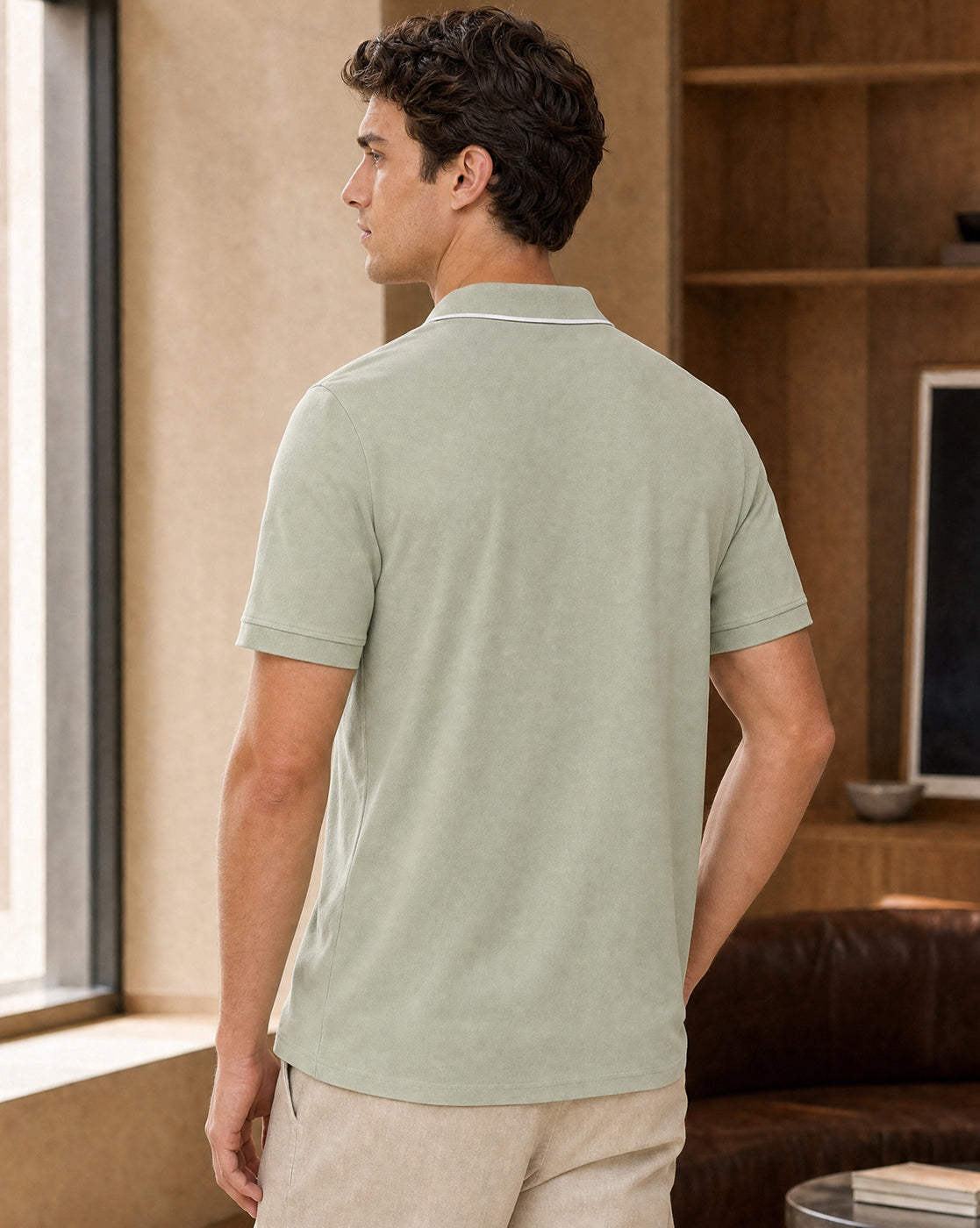 EdgeLine Zip Polo T-Shirt
