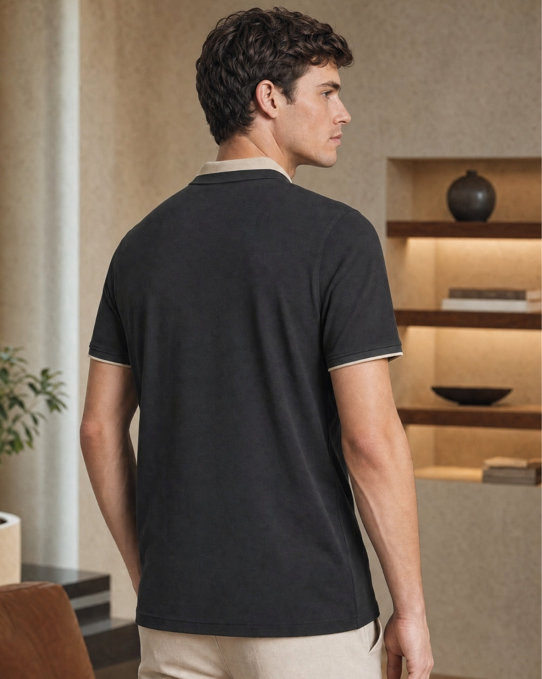 Monaco Zip Polo T-Shirt
