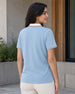 Women’s Contrast Johnny Collar Polo T-Shirt