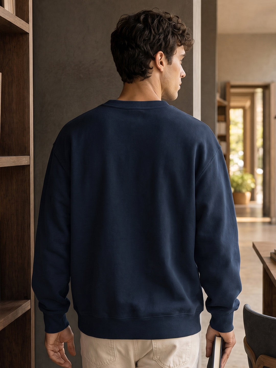 Boston With Star Oversized Sweatshirt