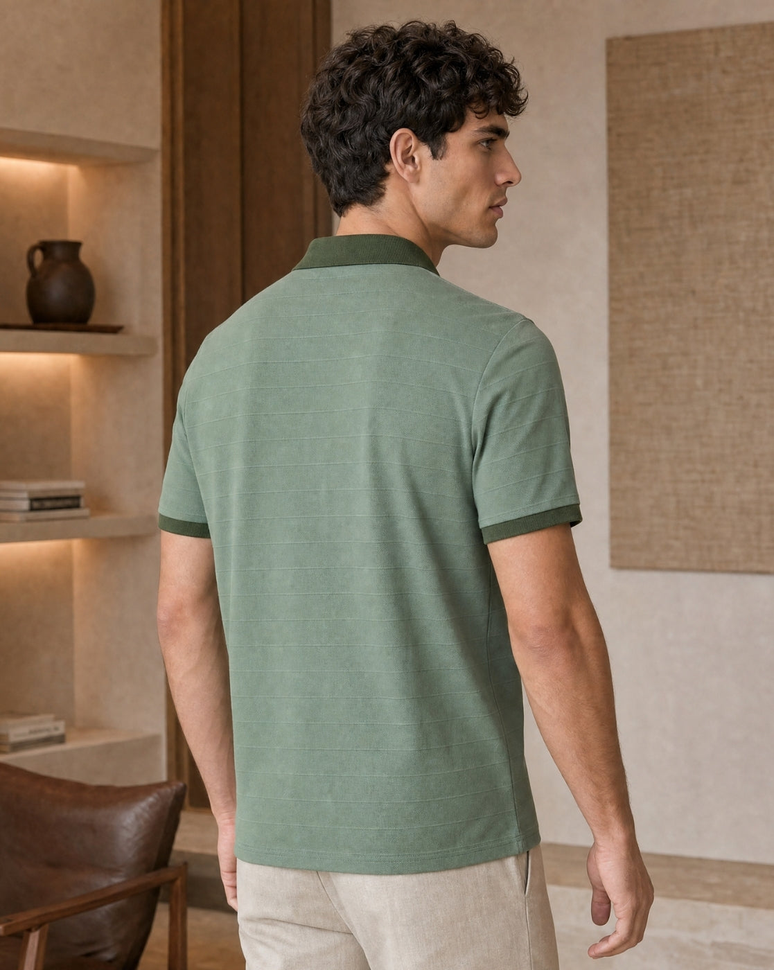 Coastline Zip Polo T-Shirt