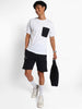 Contrast Pocket Oversized T-Shirt