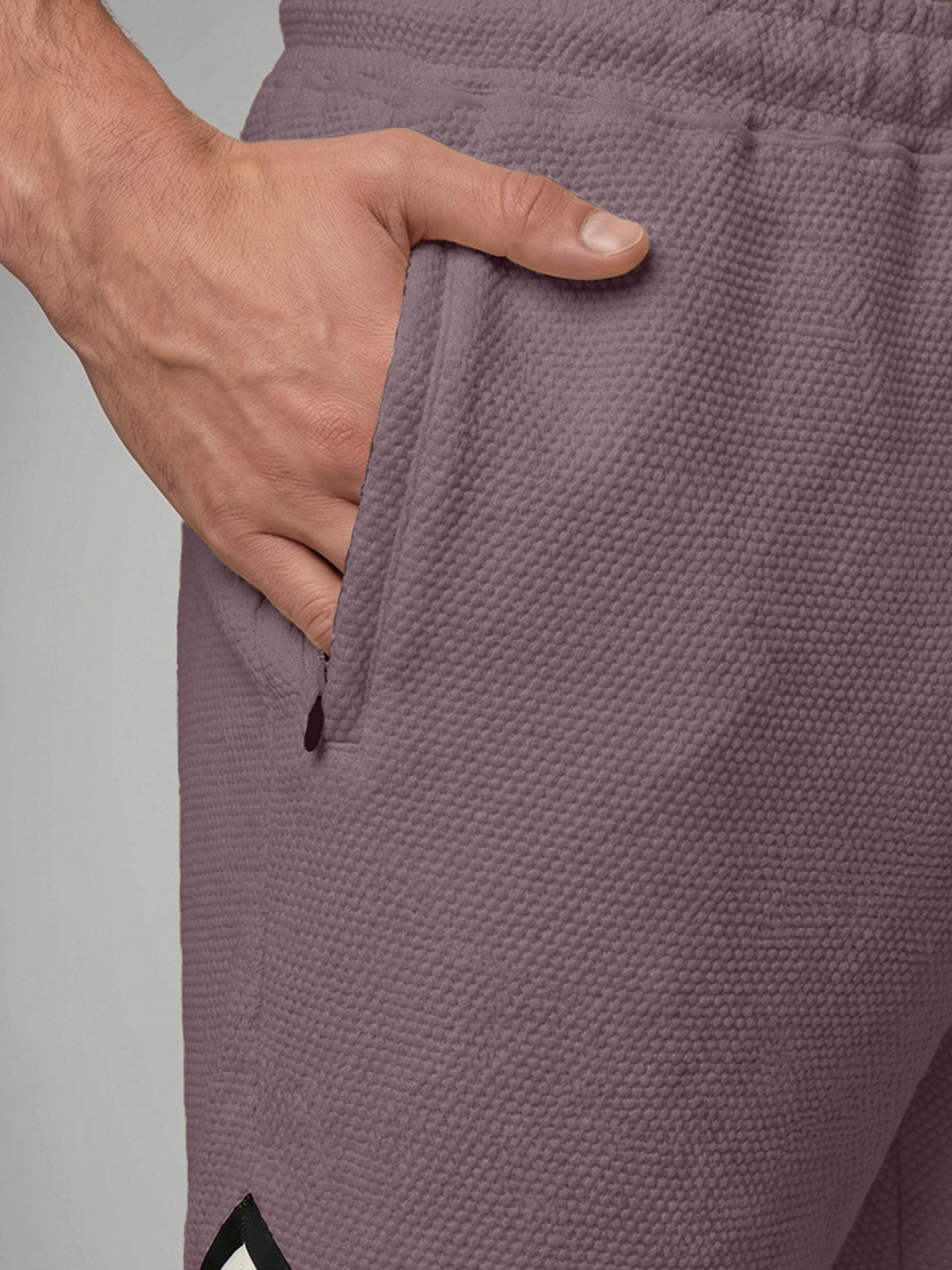 Popcorn Textured Relaxed Shorts