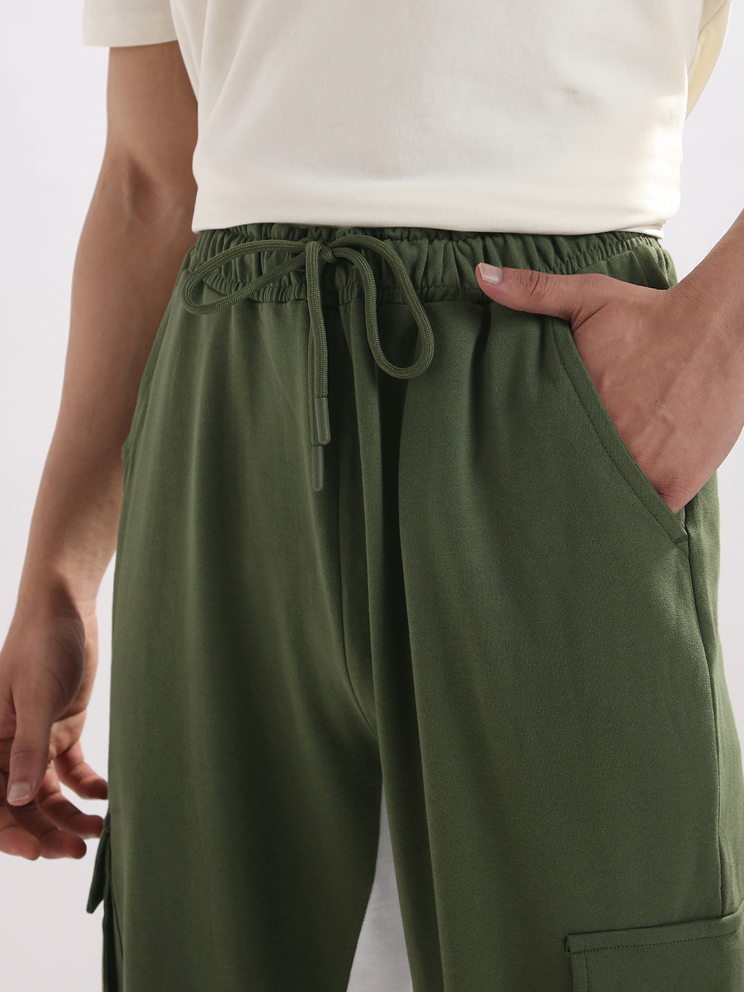 Dual-Tone Cargo Joggers