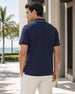 Zip Collar Polo T-Shirt
