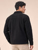 Men’s Regular Fit Knitted Suede Shacket