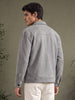 Men’s Regular Fit Knitted Suede Shacket