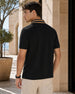 Striped Collar Polo T-Shirt