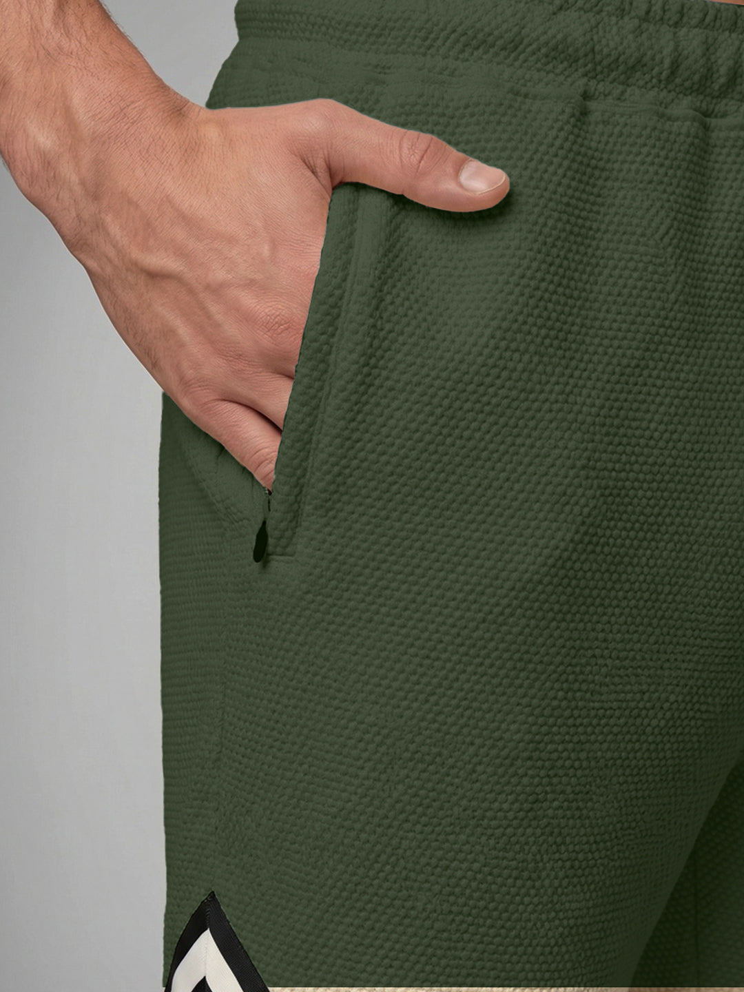 Popcorn Textured Relaxed Shorts