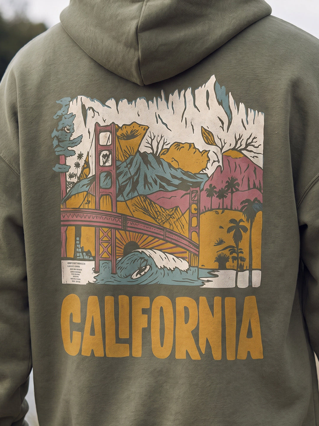 California Oversized Hoodie
