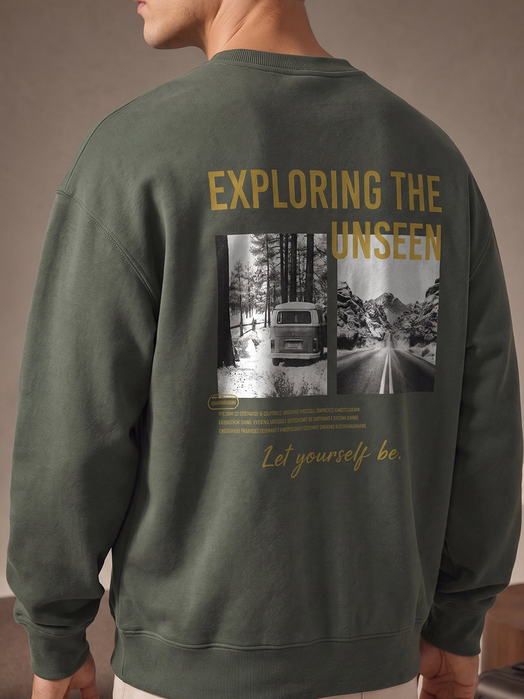 Exploring the unseen Oversized  Sweatshirt