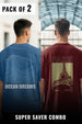 Pack of 2 Oversized Tees