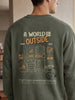 A world outside Oversized  Sweatshirt